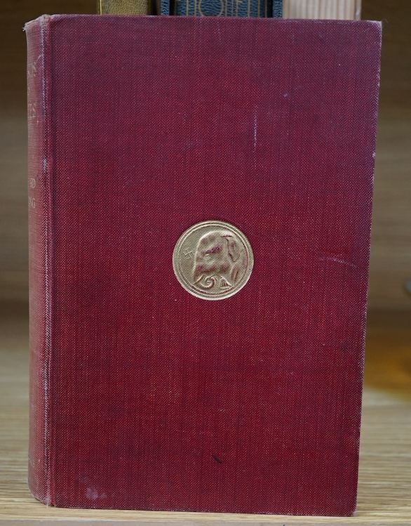 Kipling, Rudyard - Rudyard Kipling's Verse. (new edition of the 1940 Definitive Edition). contemp. olive green morocco, gilt ruled and panelled spine, ge. and marbled e/ps. (for Asprey & Co.). Hodder and Stoughton, (?ca.